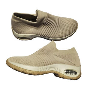 STQ Women's Air Cushion Walking Shoes Slip On Sneakers 10